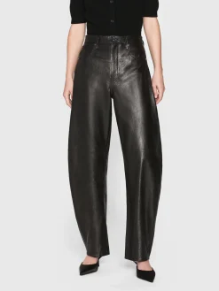 FRAME The Leather Bubble in<Women Leather & Suede|Pants
