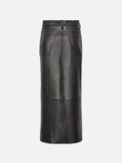 FRAME The Leather Midaxi Skirt in<Women Leather & Suede|Skirts & Shorts