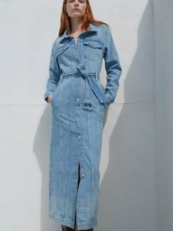 FRAME The Overlong Trucker in<Women Jackets & Coats|Dresses & Jumpsuits