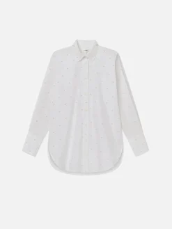 FRAME The Oversized Pearl Shirt in<Women Tops & Blouses