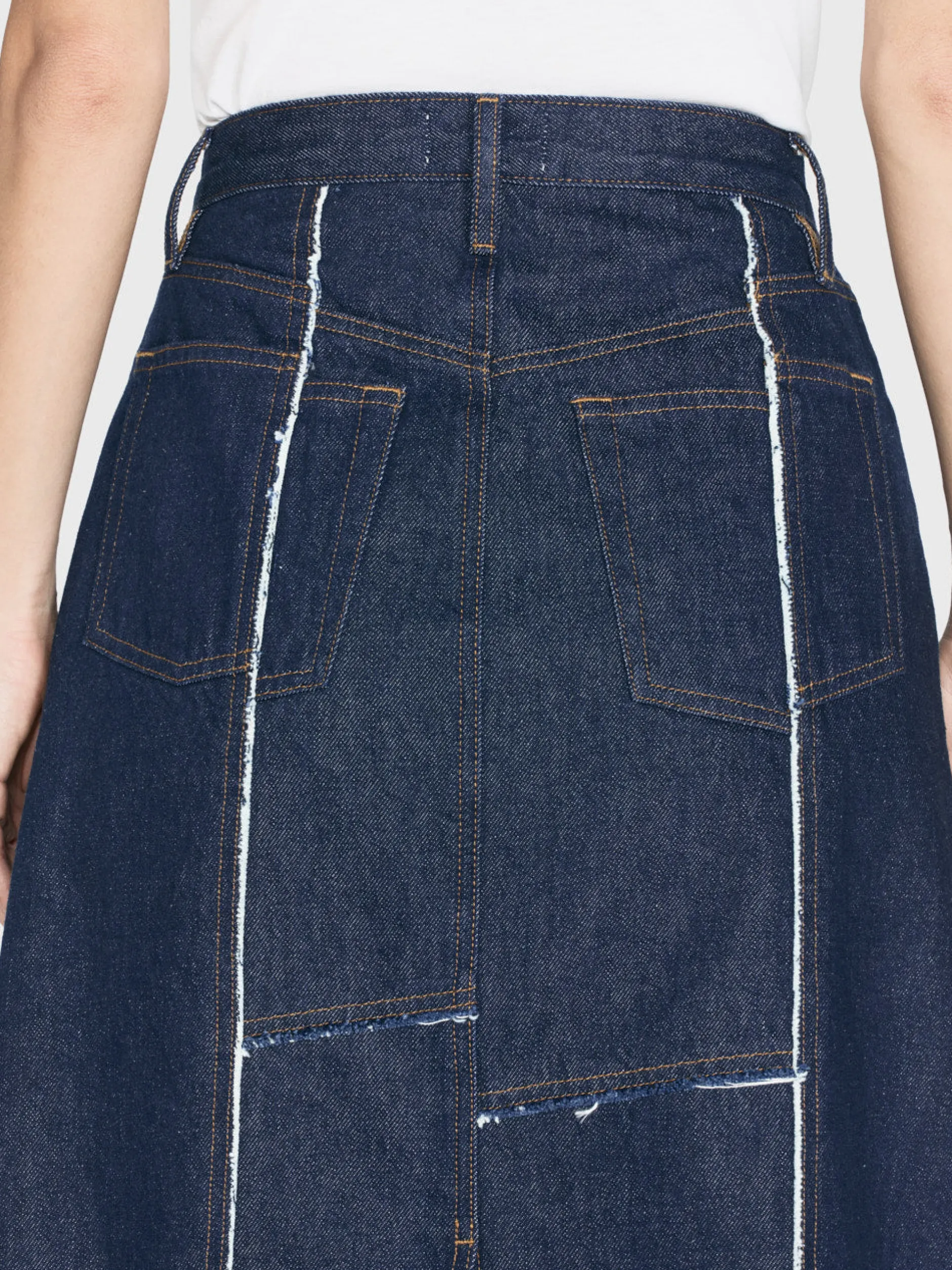 FRAME The Patchwork Midi Skirt in<Women Skirts & Shorts