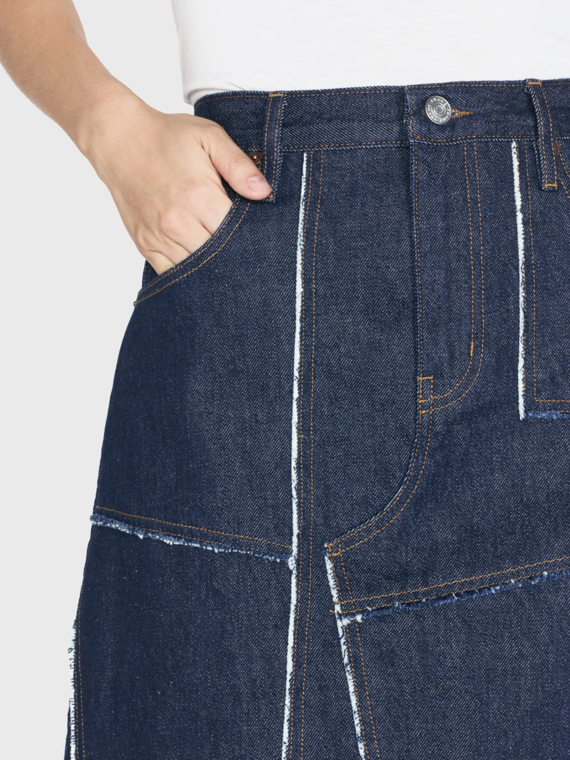 FRAME The Patchwork Midi Skirt in<Women Skirts & Shorts