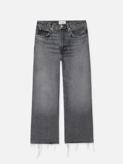 FRAME The Relaxed Straight Raw Fray in<Women Straight