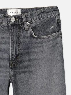 FRAME The Relaxed Straight Raw Fray in<Women Straight