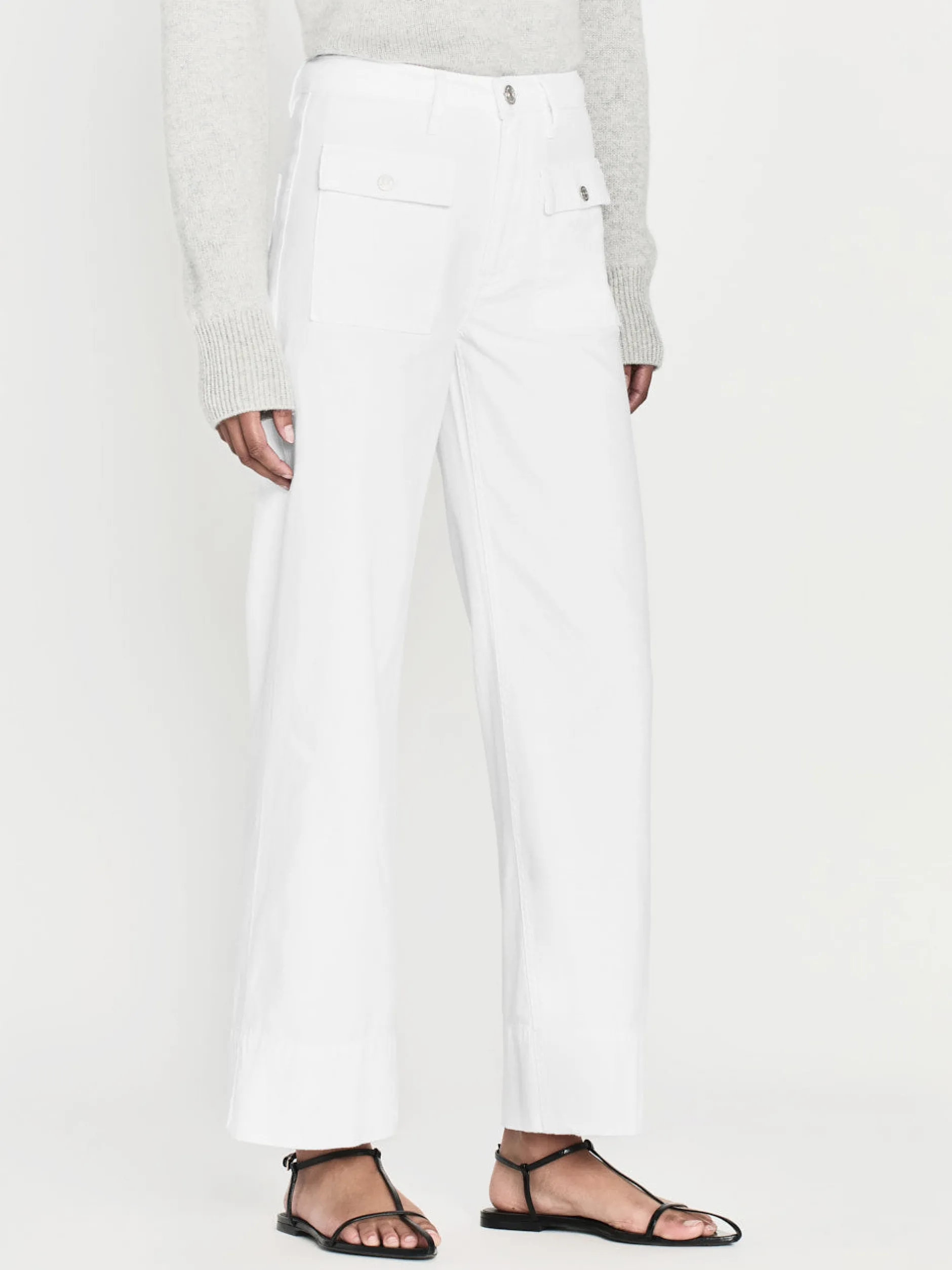 FRAME The 70's Patch Pocket Crop Straight in<Women Straight|Pants