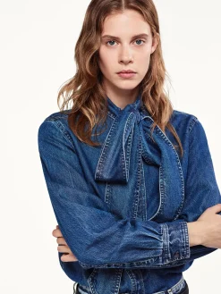 FRAME The Secretary Blouse in<Women Tops & Blouses