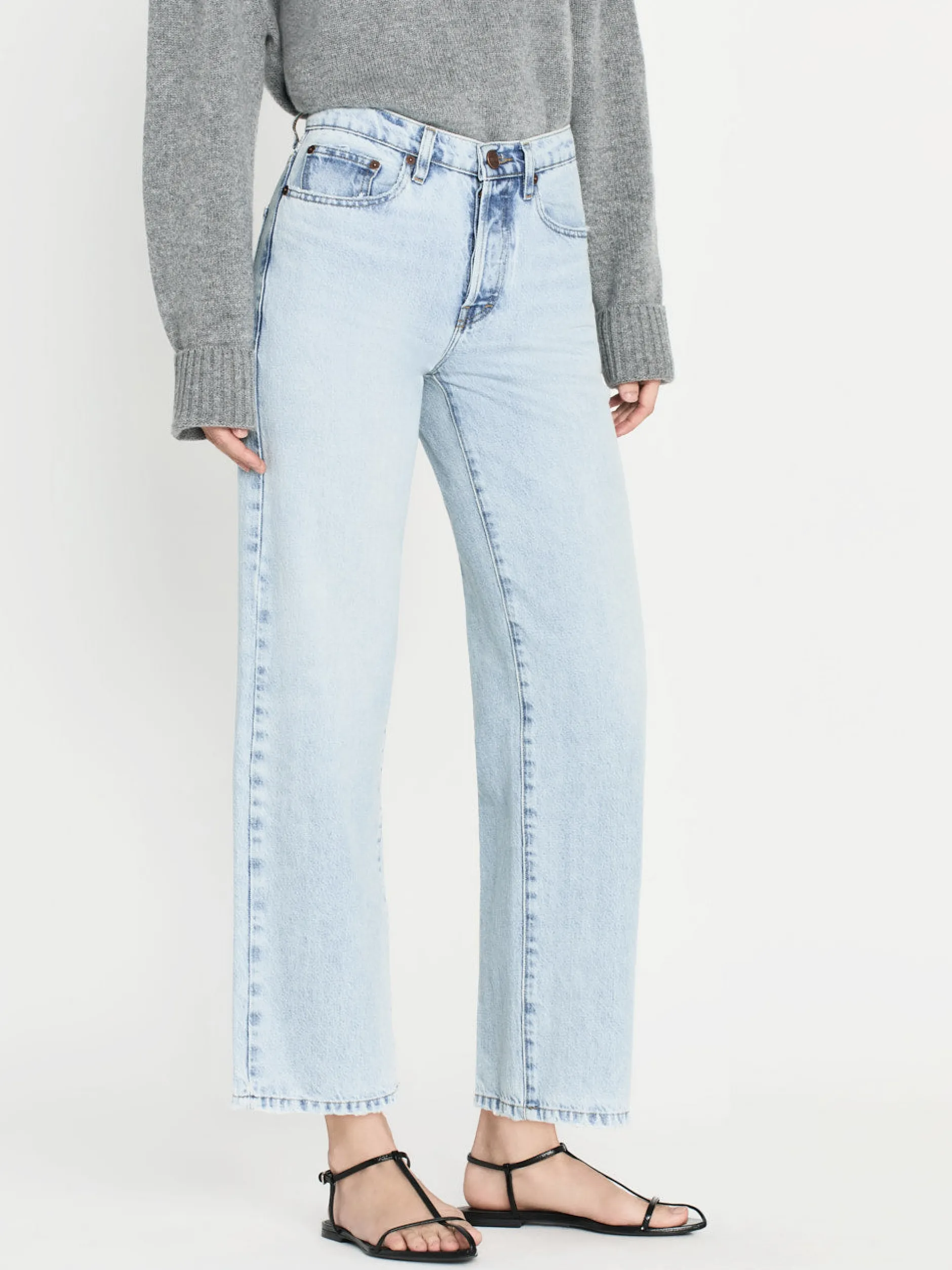 FRAME The Slouchy Straight in Fizz Indigo<Women/BOY Straight|Boyfriend