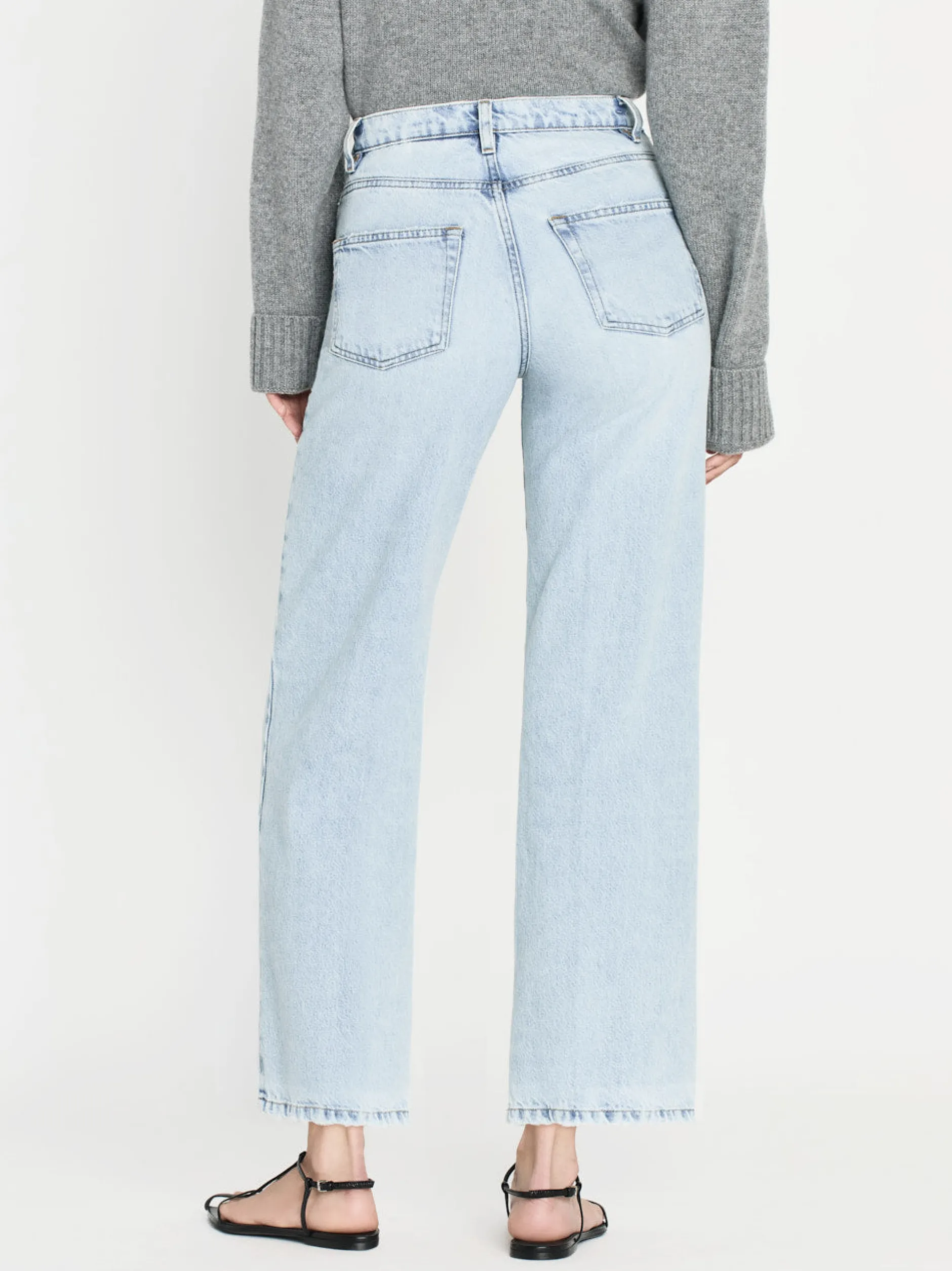 FRAME The Slouchy Straight in Fizz Indigo<Women/BOY Straight|Boyfriend