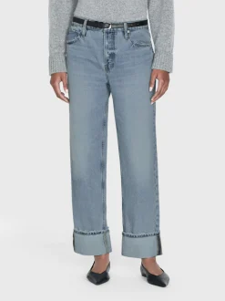 FRAME The Slouchy Straight Wide Cuff in<Women/BOY Straight|Boyfriend