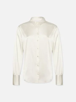 FRAME The Standard Shirt in Off White<Women Tops & Blouses