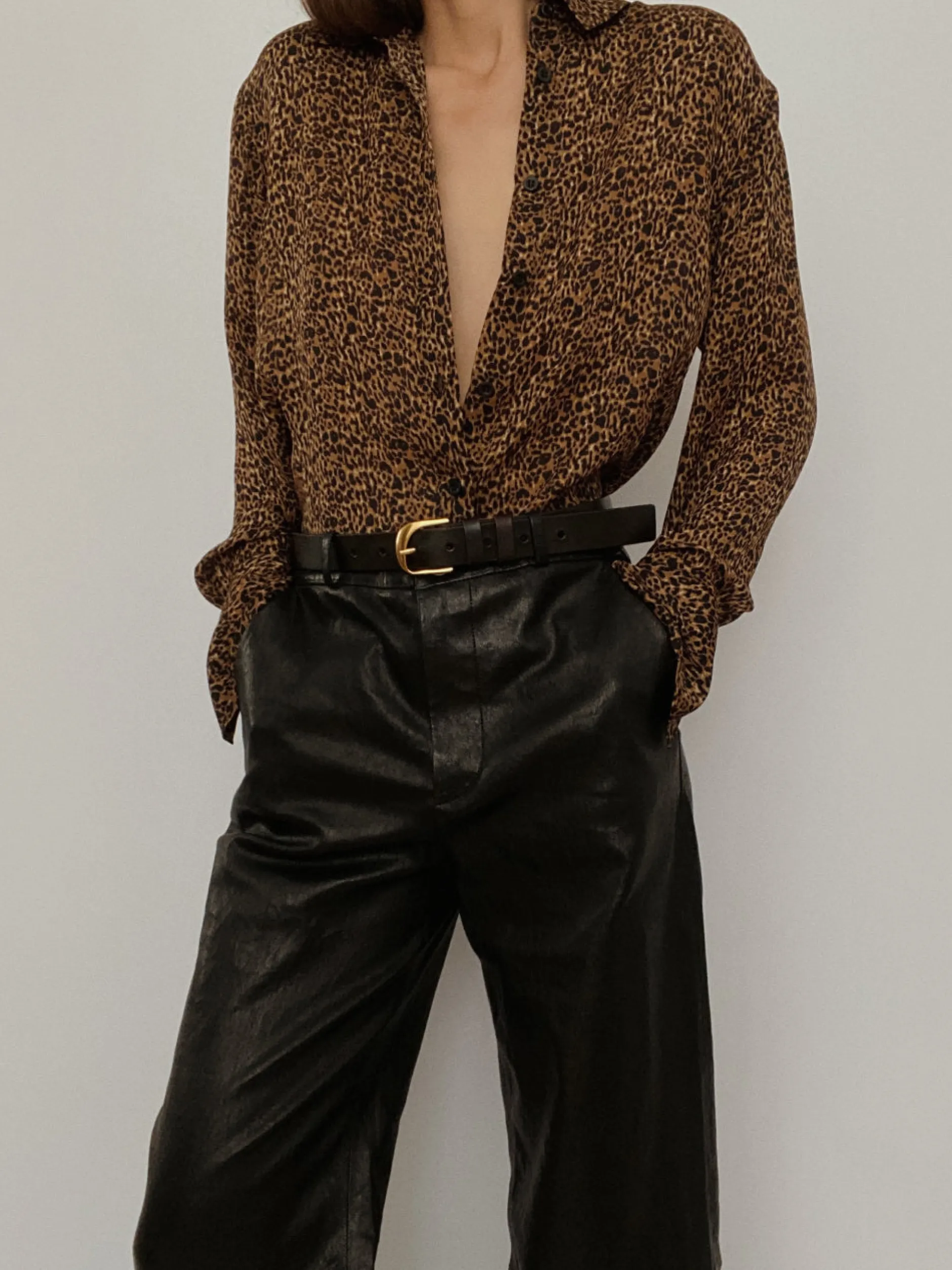 FRAME The Standard Shirt in Sand Multi<Women Tops & Blouses