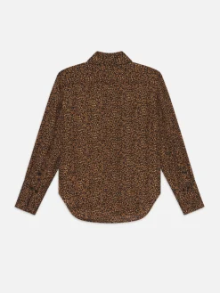 FRAME The Standard Shirt in Sand Multi<Women Tops & Blouses