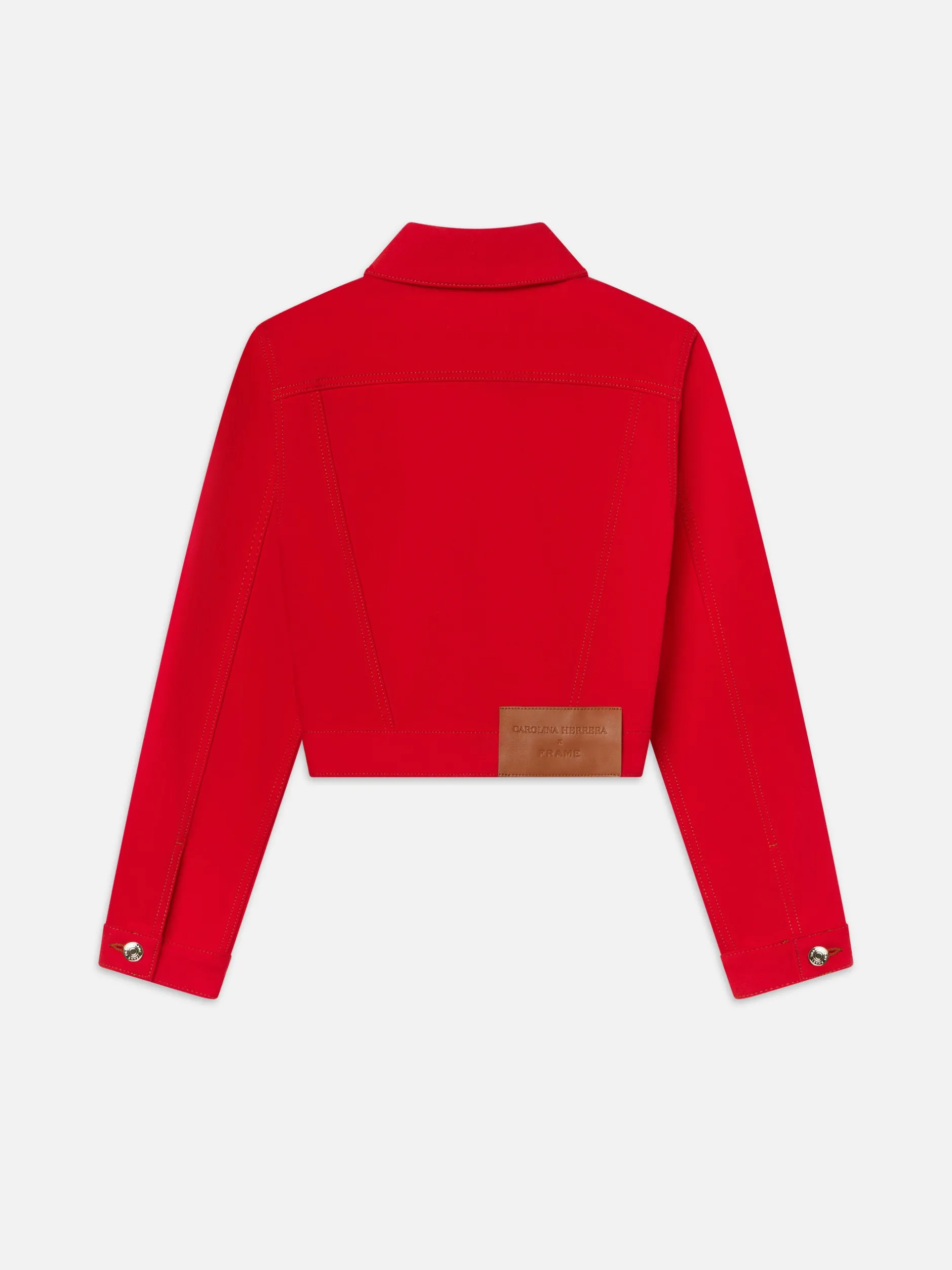 FRAME The Tailored Denim Jacket in Herrera Red<Women Jackets & Coats