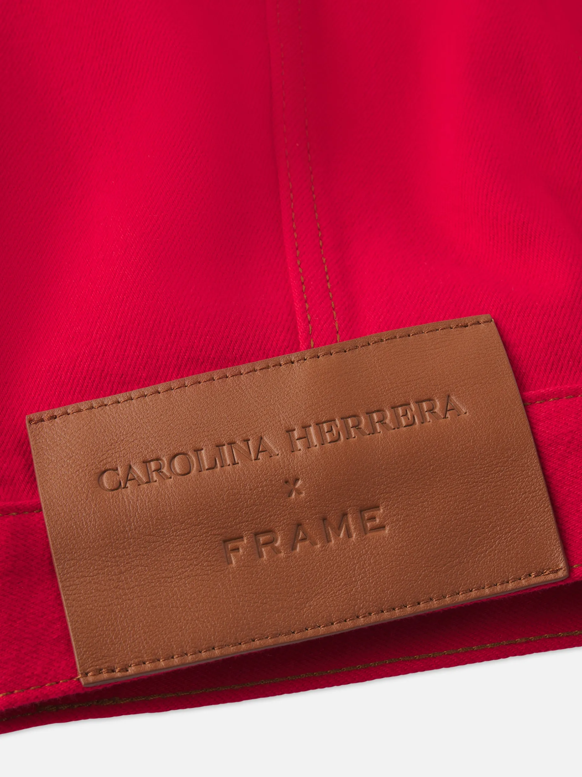 FRAME The Tailored Denim Jacket in Herrera Red<Women Jackets & Coats