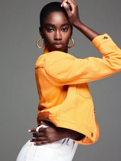 FRAME The Tailored Denim Jacket in<Women Jackets & Coats