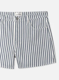 FRAME The Vintage Relaxed Short in Seaport Stripe<Women Skirts & Shorts