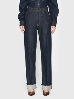 FRAME Trapunto Trouser in<Women Straight