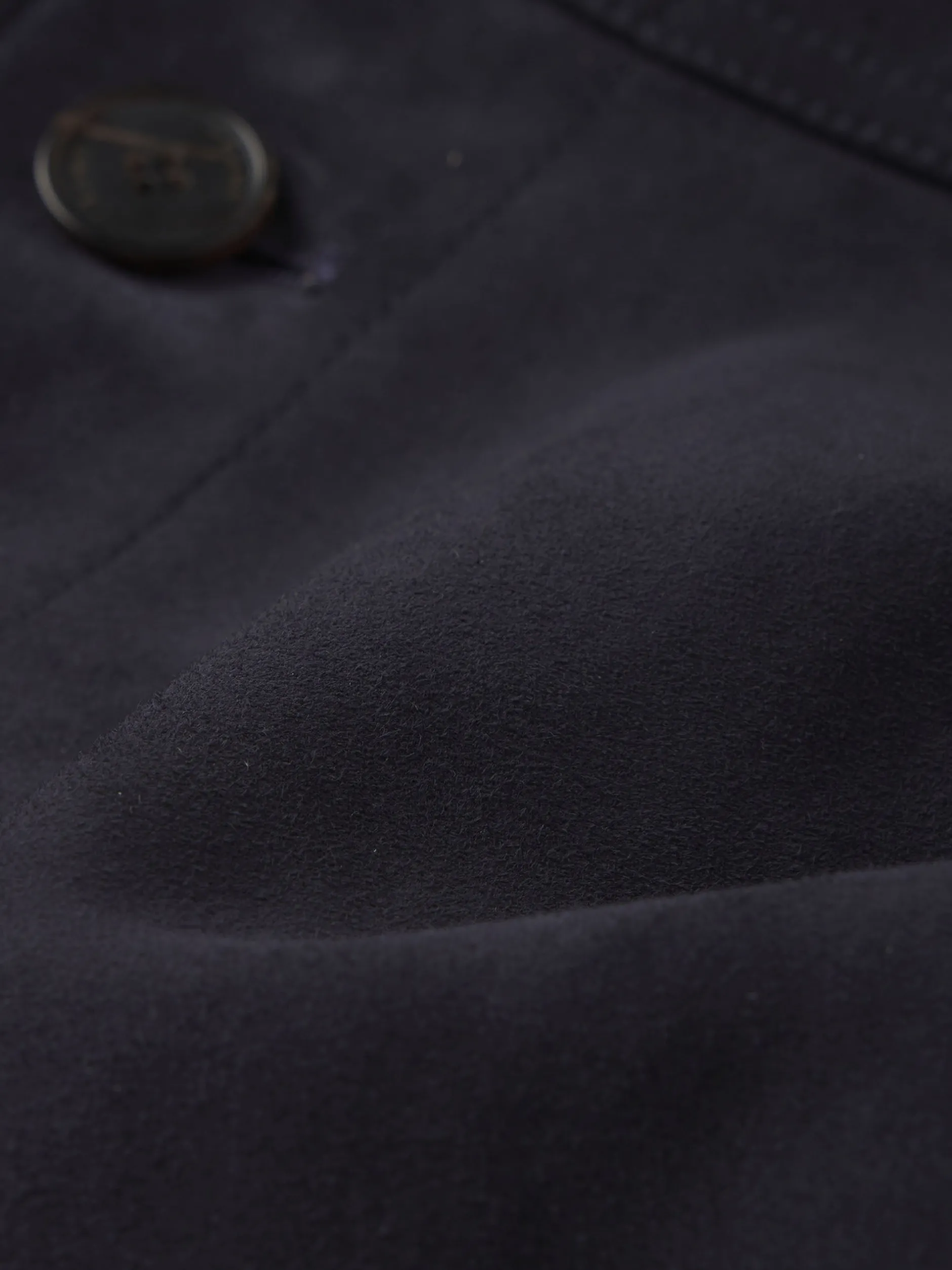 FRAME Unlined Suede Chore Coat in Dark Navy< Leather & Suede|Jackets & Coats