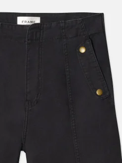 FRAME Utility Barrel in Washed Black<Women Pants