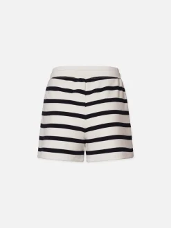 FRAME Varsity Short in Navy Multi<Women Skirts & Shorts