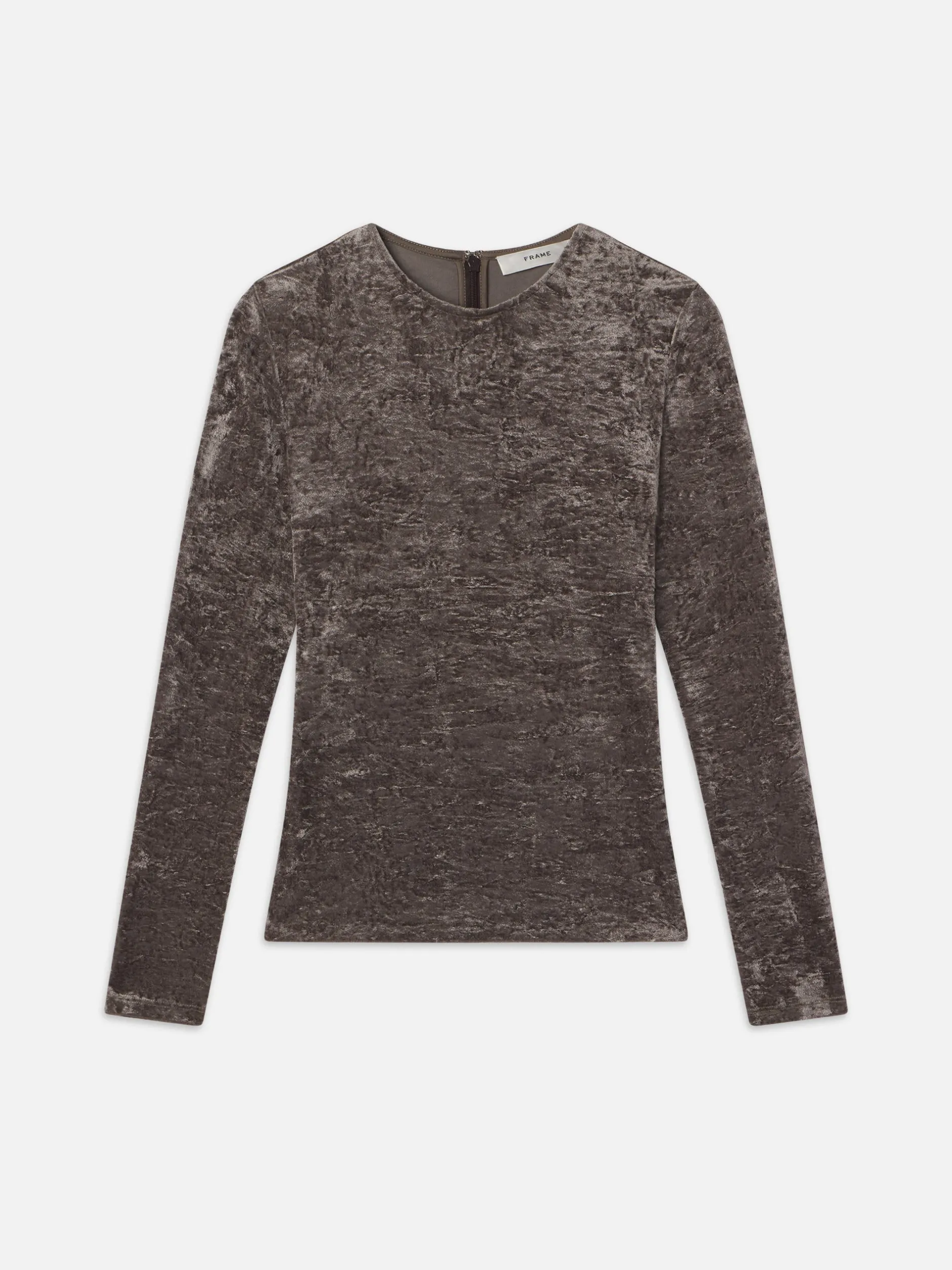 FRAME Velvet Long Sleeve Top in<Women Tops & Blouses