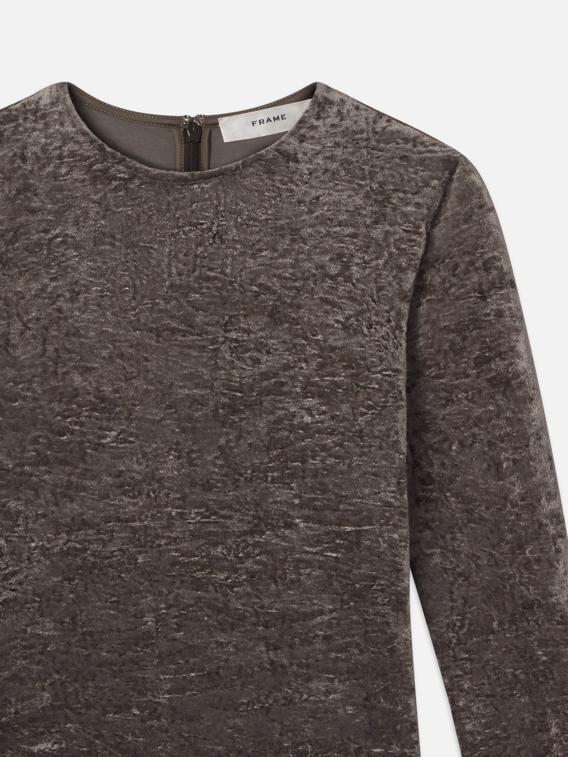 FRAME Velvet Long Sleeve Top in<Women Tops & Blouses