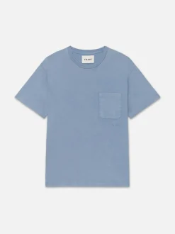 FRAME Vintage Tee in Vintage Light Blue< Tees & Polos