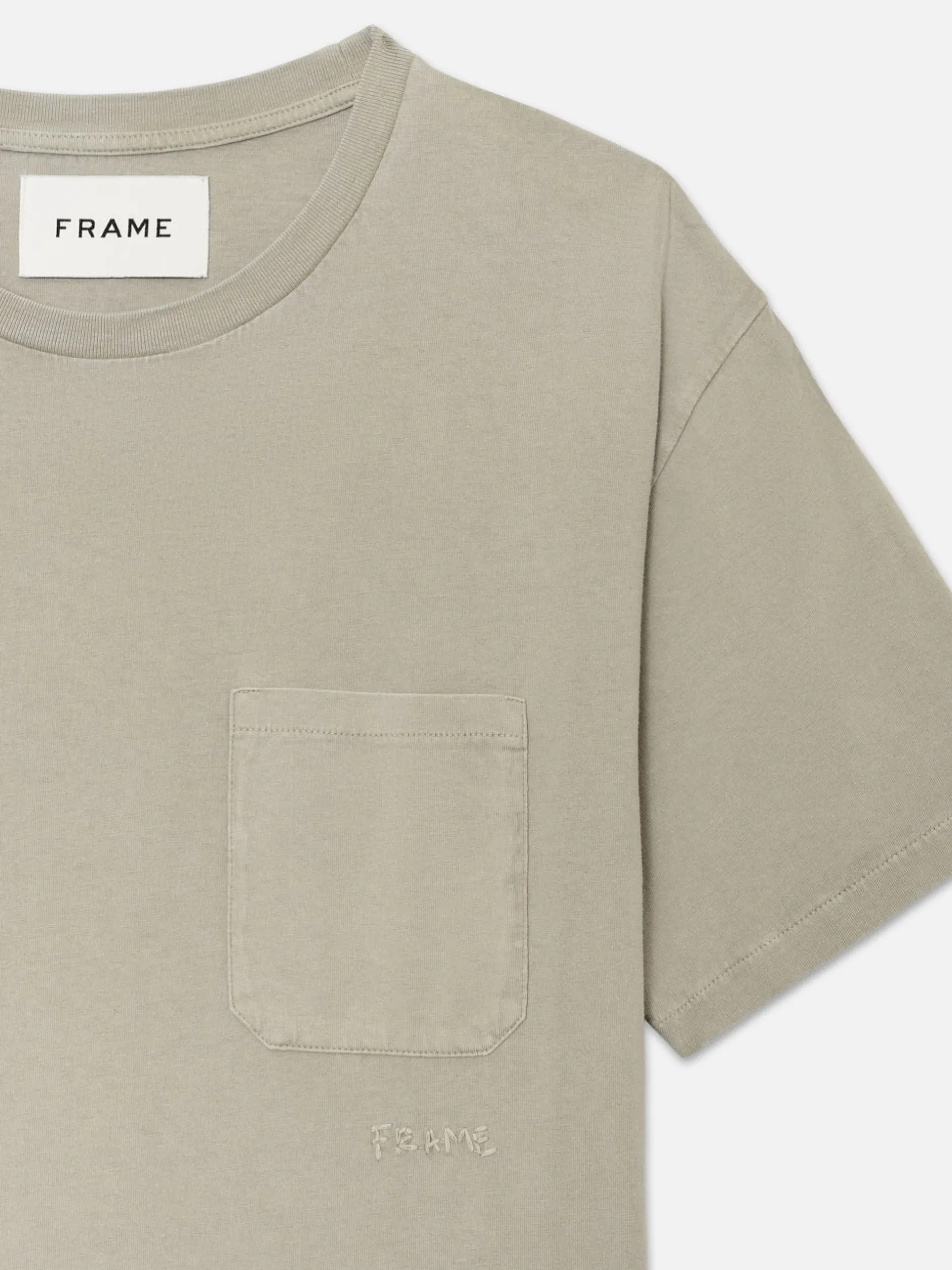 FRAME Vintage Tee in Vintage Smoke Beige< Tees & Polos