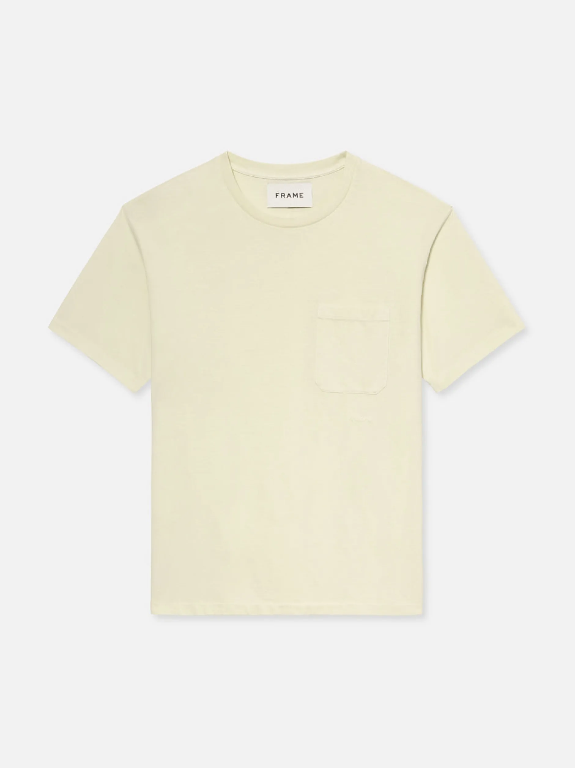 FRAME Vintage Tee in White Sand< Tees & Polos