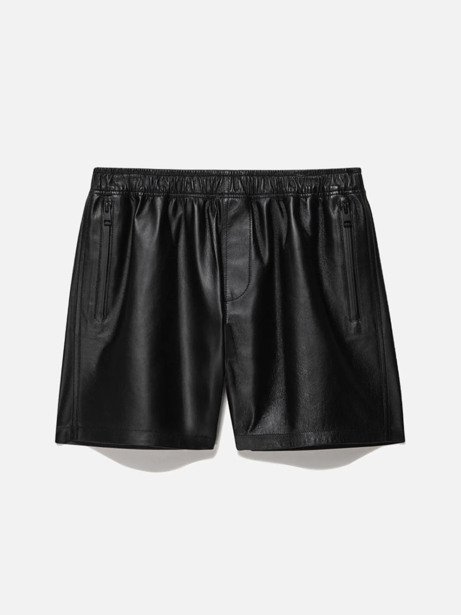 FRAME Volley Leather Short in< Leather & Suede|Pants & Shorts