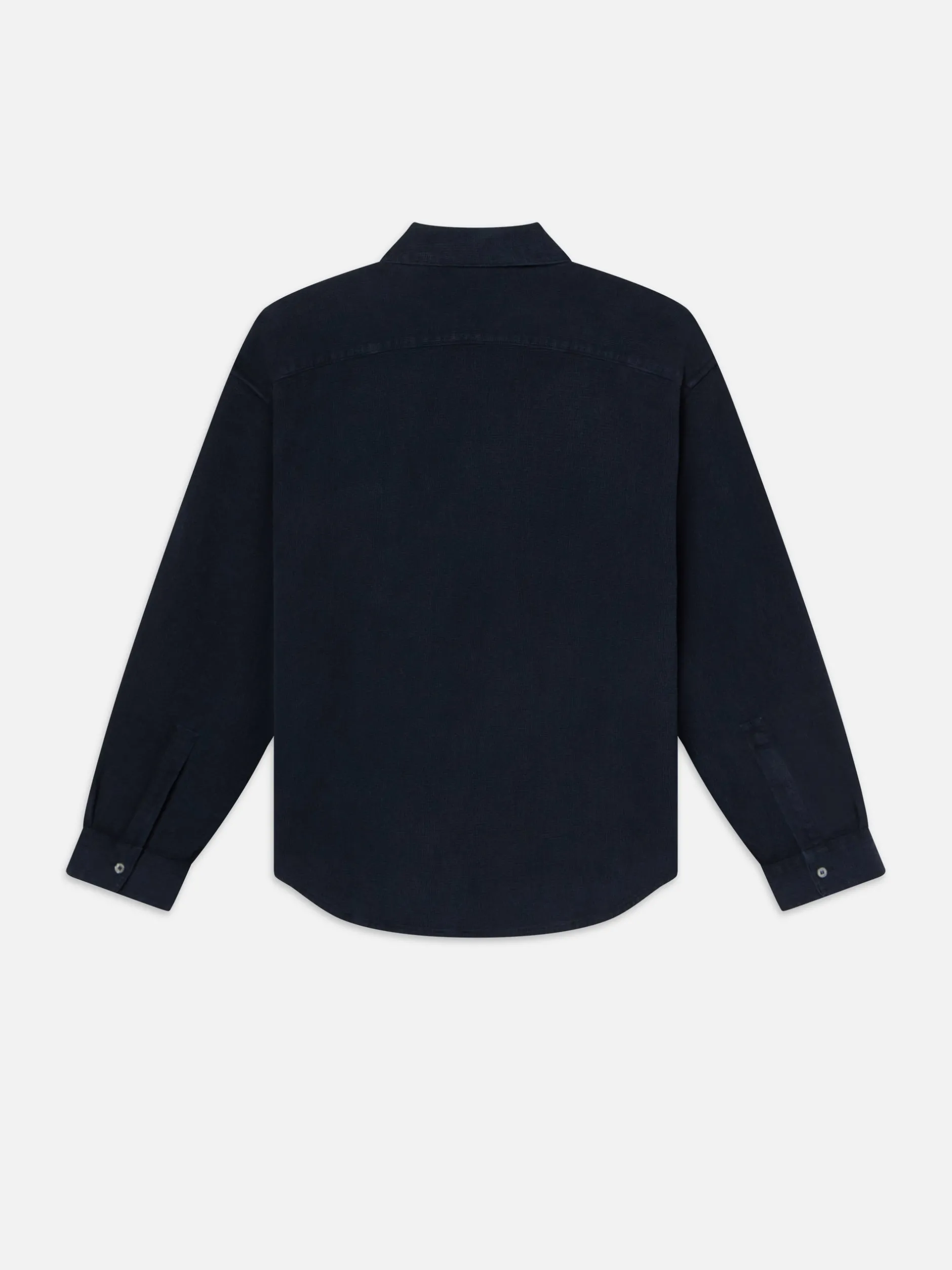 FRAME Waffle Textured Shirt in Dark Navy< Shirts