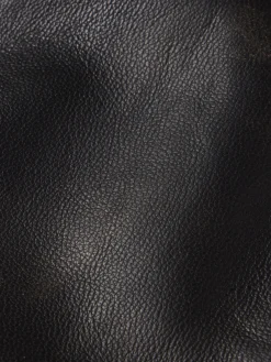 FRAME Washed Leather Pant Trousers in Black Washed< Leather & Suede|Pants & Shorts