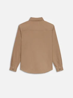 FRAME Western Denim Shirt in Dark Beige< Denim Shirts|Shirts