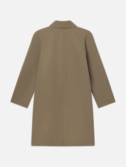FRAME Wool Trench Coat in Light Brown< Jackets & Coats