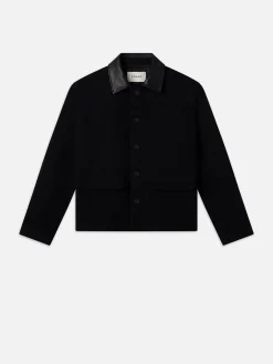 FRAME Woolen Workwear Jacket in< Jackets & Coats