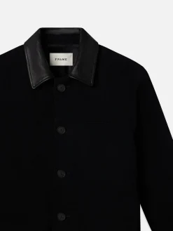 FRAME Woolen Workwear Jacket in< Jackets & Coats